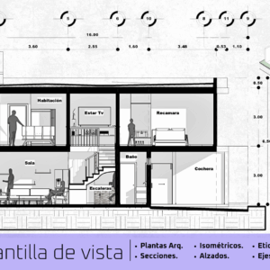 Plantillas de Vista Revit – Negro